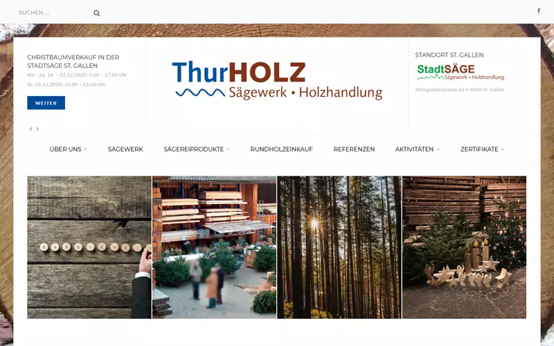 Webseite ThurHOLZ